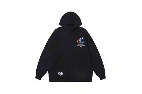 Sudadera con capucha con estampado de girasoles CH/Cro Heart Horseshoe, mismo estilo para hombre y m