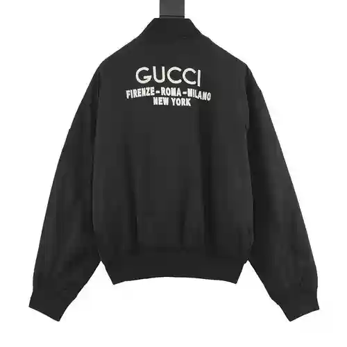 chaqueta bomber con estampado de letra G home