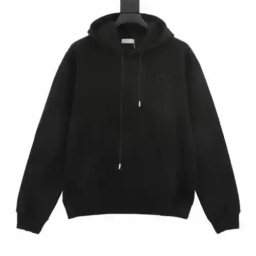 Sudadera con capucha y logo bordado con letra CD en color clásico de CD