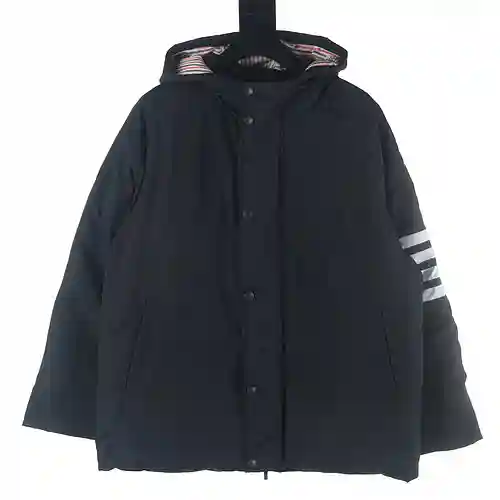 Tom Brown TB 21FW chaqueta larga de plumas con cuatro barras
