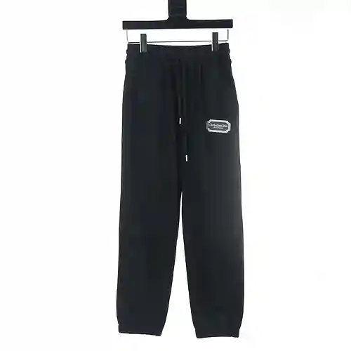 Pantalón Dior CD 23FW con etiqueta plateada bordada