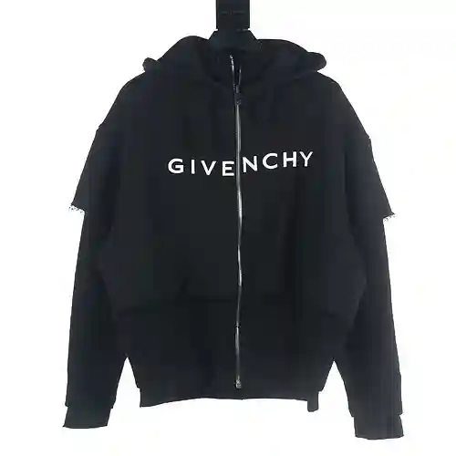 Sudadera con capucha y cremallera escalonada GVC 23FW de Givenchy