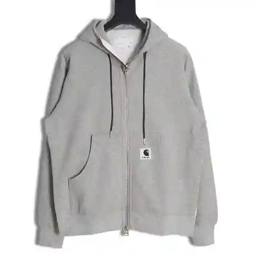Sacai x Carhartt 23FW Chaqueta deconstruida con cremallera Carhartt
