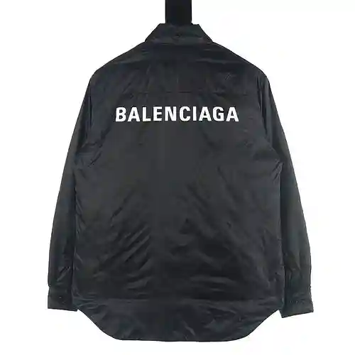 Balenciaga BLCG 23 camisa con plumón estampada en la espalda con nuevo estilo