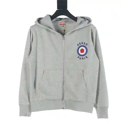 KE*NZO Kenzo KZ 23FW sudadera con capucha y cremallera flor azul