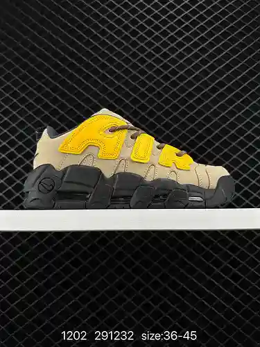 6 Nike Air More Uptempo Low Pippen Generation Series zapatillas de baloncesto clásicas de caña baja 