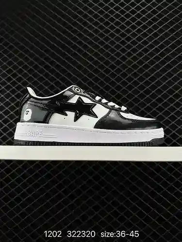 Oferta especial de bienestar, auténtica marca de moda japonesa Harajuku A Bathing Ape BAPE Sk8 Sta L