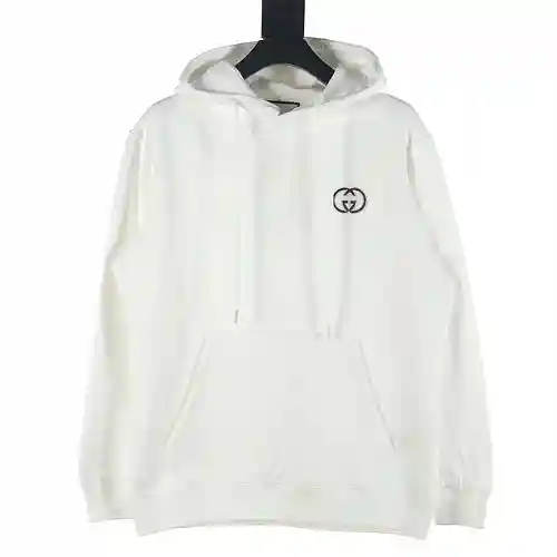 GU*CCI/Gucci GUC 23FW Sudadera con capucha y bordado con doble G