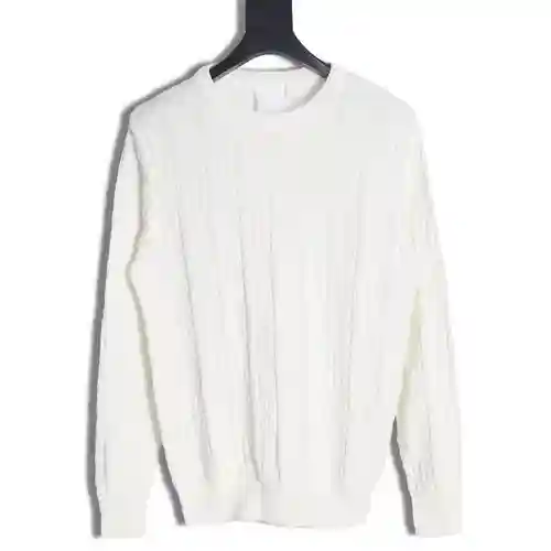 Jersey de punto con cuello redondo 4G y estampado integral GVC23ss de Givenchy