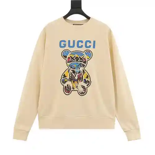 Sudadera con cuello redondo y estampado de osos violentos Graffiti de G Home