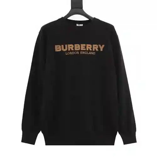 BBR 23Fw suéter con cuello redondo y letras bordadas