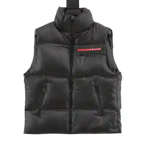 Pra*da/Prada chaleco ligero de plumas