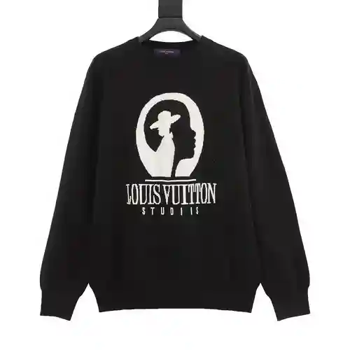 Jersey en jacquard con silueta de película de 1V 23Fw