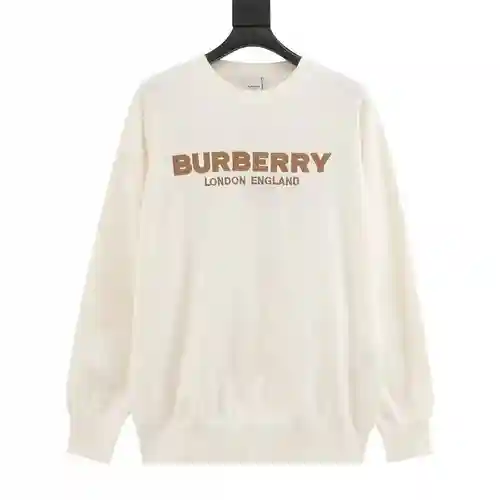 BBR 23Fw suéter con cuello redondo y letras bordadas