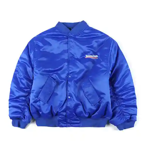 BLCG/Balenciaga chaqueta de algodón con vuelo de Coca-Cola bordada