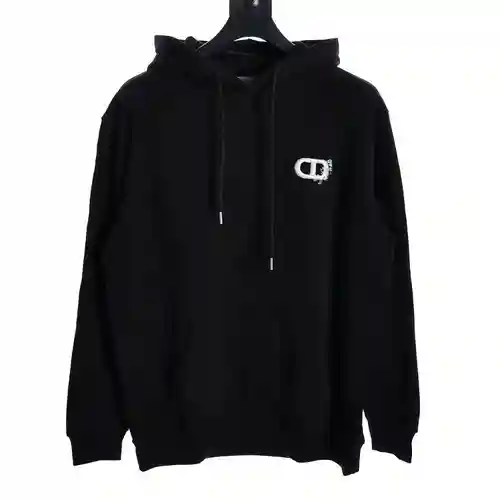 CD sudadera con capucha y bordado floral