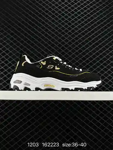Zapatos de mujer Skechers 223 Zapatos para papá Malla Empalme transpirable Zapatos deportivos casual