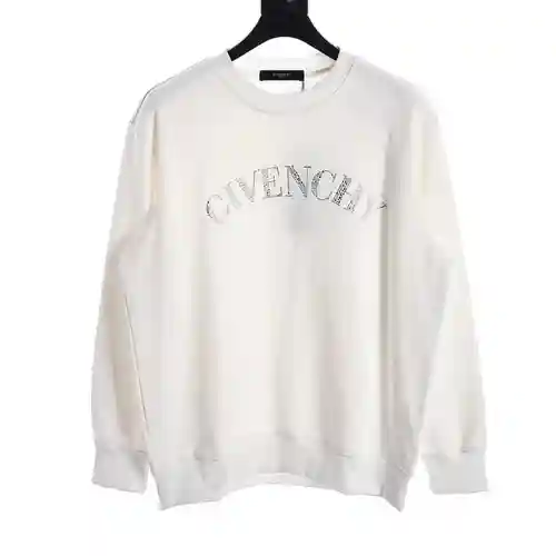Sudadera con cuello redondo y letras de rombos de GVC Givenchy