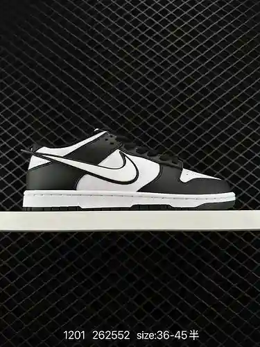 26 Versión correcta Nivel corporativo Nike SB Dunk Low Flying Wing Series "Panda" Combinac