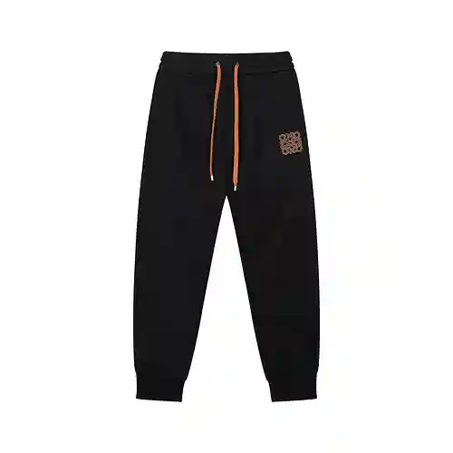 Loewe loe*we pantalones deportivos informales holgados y cálidos de terciopelo grueso de invierno co