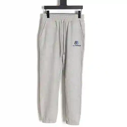 BLCG Balenciaga 23FW pantalón color block con doble B bordada
