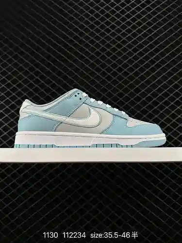 7 Nike Dunk Low "Metallic Purple" Nike SB Low Top Silver Purple Todo el cuerpo del zapato 