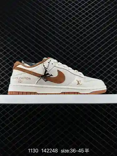 24 Corporate Level Lv x Nike Dunk Low Chocolate Este "Nike Dunk Low" creado por Louis Vuit