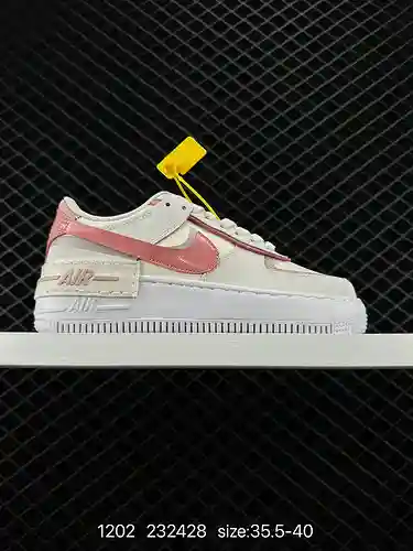 4 Nike WMNS Air Force Shadow Macaron Air Force No. 1 zapatos ligeros incrementales de caña alta y ba