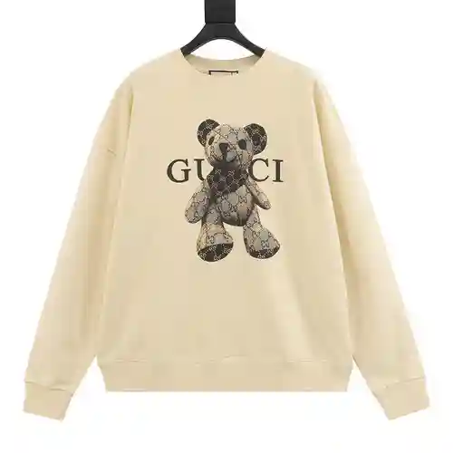 Sudadera con cuello redondo y estampado de osito de peluche de G Home