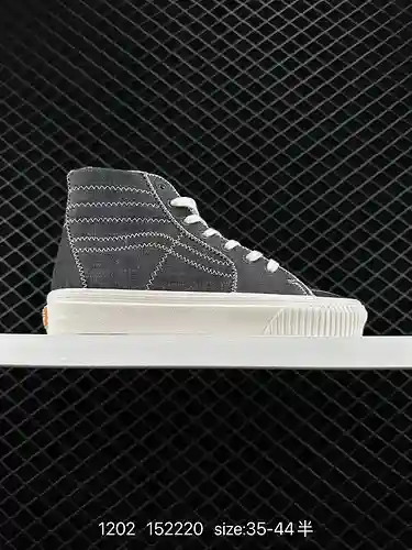 Vans Sk8-Hi zapatos de lona vulcanizados casuales de caña alta oficiales de Vans con punta de gallet