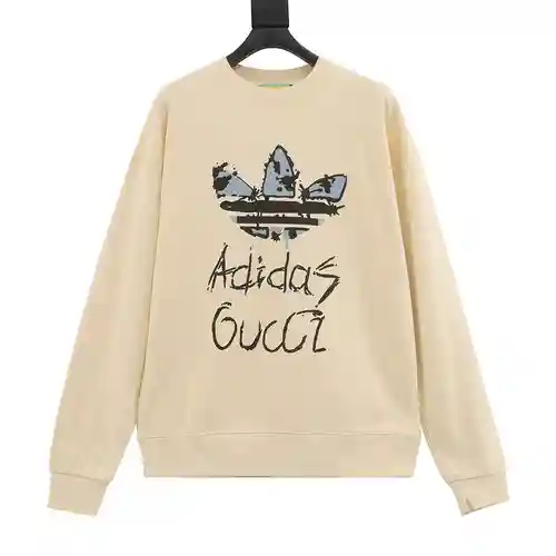 Sudadera con cuello redondo y estampado de marca compartida de G Home Clover