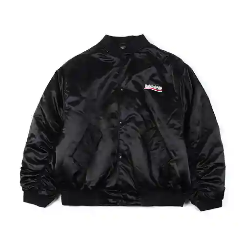 BLCG/Balenciaga chaqueta de algodón con vuelo de Coca-Cola bordada