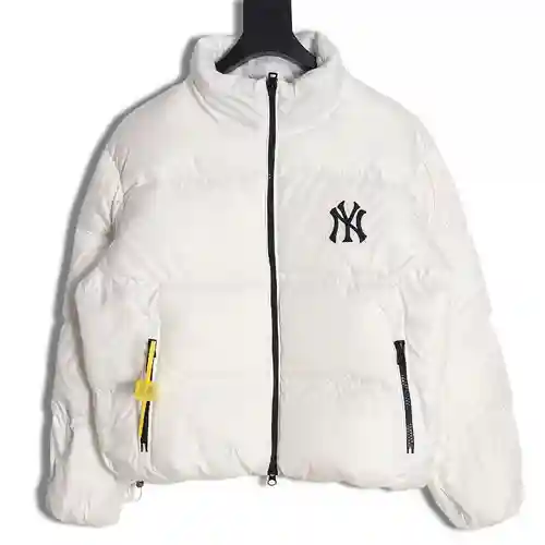 Chaqueta corta de plumas MLB New York Yankees con logo grande bordado
