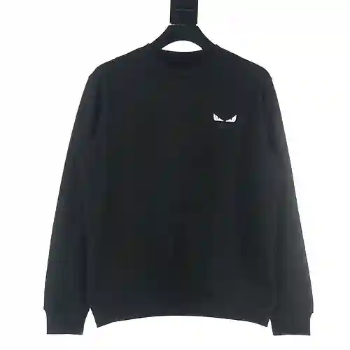 Sudadera con cuello redondo y ojos bordados del pequeño monstruo Fen*di/Fendi FD