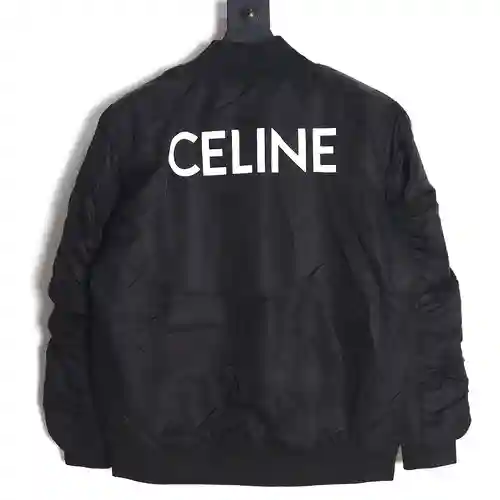 CE Celine chaqueta de béisbol clásica con logo y letra