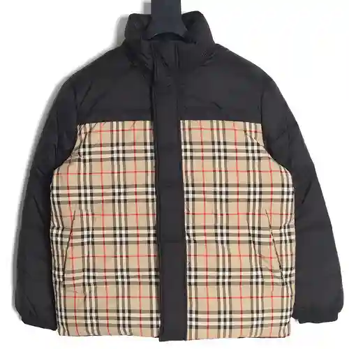 Burberry BBR 23FW chaqueta de plumas reversible a cuadros