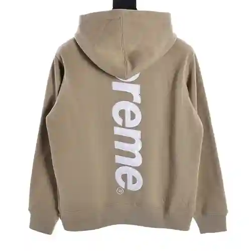 Sup*reme FW23 WEEK8 SUDADERA CON CAPUCHA DE SATINADO Sudadera con capucha y logo de letra de satén v