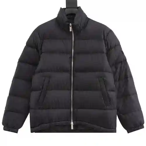CD 20FW chaqueta de plumón con solapa de flor antigua con estampado oscuro completo #