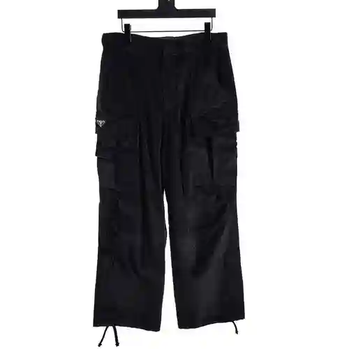 PRA*DA pantalones cargo de pana