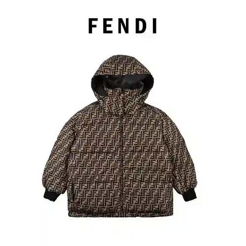 Fen*di Fendi chaqueta de plumas reversible para presbicia clásica doble F