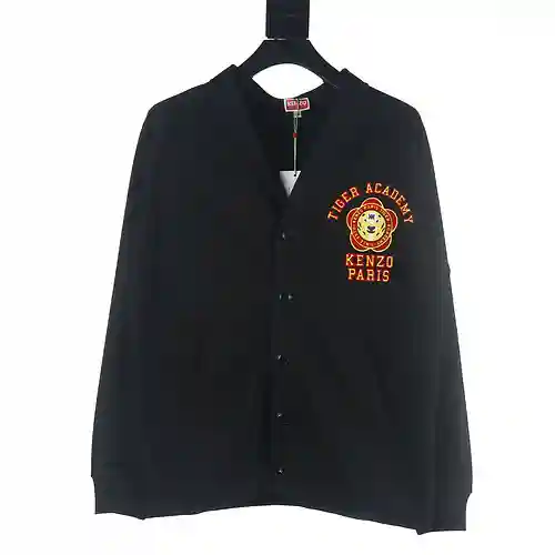 KEN*ZO Kenzo KZ 23FW Cárdigan tipo sudadera con estampado de flores de tigre