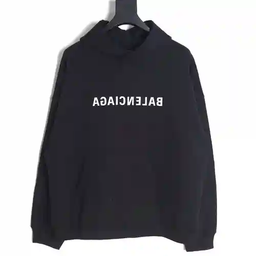 Versión de pedido de sudadera con capucha con letras invertidas de BLCG Balenciaga❗️