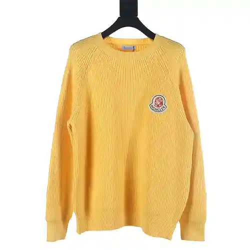 Jersey de cuello redondo con logo amarillo brillante conjunto de Masked MC x BBC
