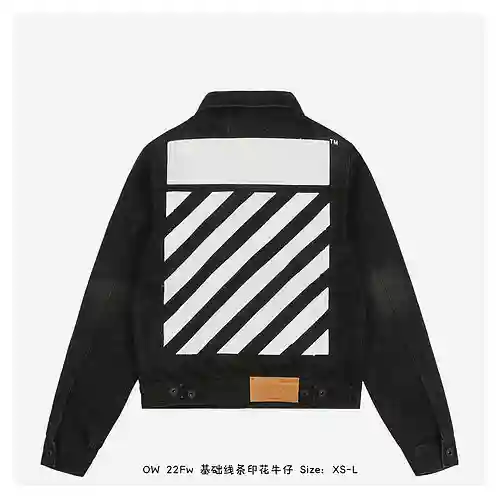 OW 22Fw denim estampado línea básica