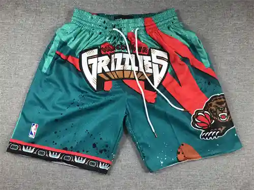 Justin Pocket Edition Grizzlies Swingman pantalones de baloncesto verdes