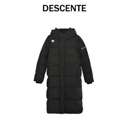 Desc*ente 22FW chaqueta larga de plumas con capucha