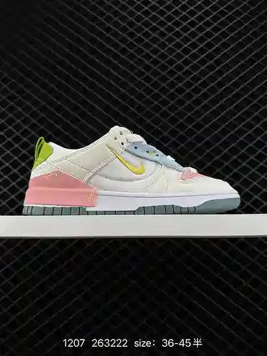 Nike NIke SB Dunk Low Disrupt 2 Ligero Dunk Low Disrupt 2 Series Nuevo estilo deconstruido Zapatos d