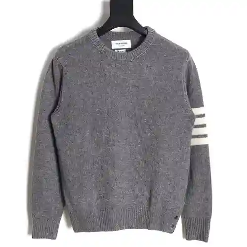 Jersey de cuello redondo de lana gruesa TB 23FW