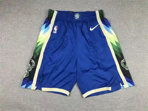Pantalones de baloncesto versión ciudad azul Bucks de la temporada 23