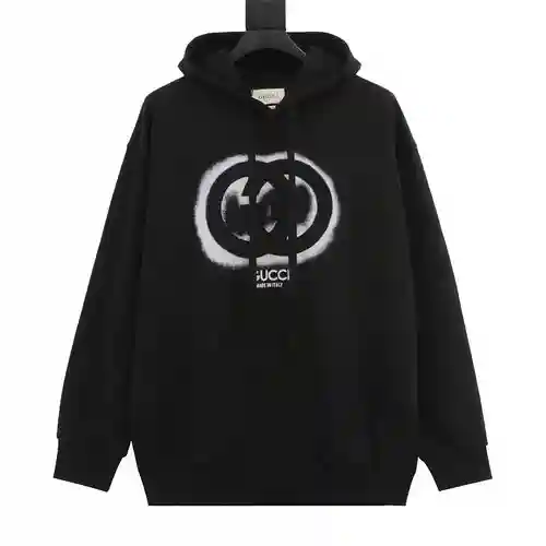 G Home 23Fw Sudadera con capucha y doble G estampada